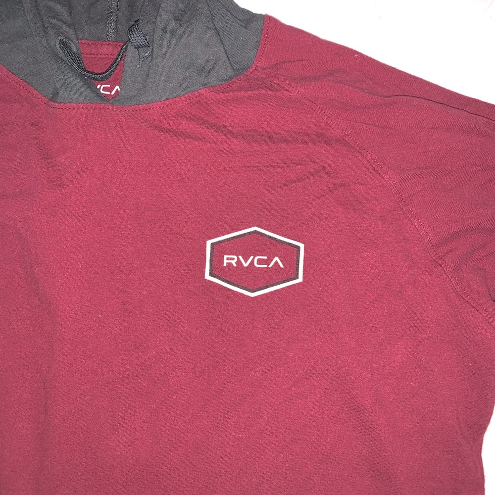 RVCA long sleeve shirt with hoodie